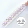 Presilha de Cabelo Exquisita de Feijão Borboleta para Meninas, Grampo de Cabelo Borboleta Degradê Exquisito, Acessório de Cabelo Borboleta de Jade Esmaltado para Bebê