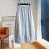 Pantalones tipo globo con protección solar~Pantalones casuales de pierna recta ancha, holgados, de cintura alta con cordón, para mujer, para verano, modelo nuevo H072102