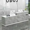 Mostrador de bar modelo 2026, mostrador de caja, escritorio de recepción, mostrador de servicio, mostrador de bar comercial simple y moderno