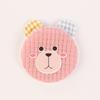 Directo de fábrica dibujos animados lindo tela estampado en caliente cabeza de oso zapatos y sombreros para niños tela diy zapatos y sombreros ropa accesorios de decoración