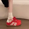 Zapatos de suela gruesa estilo alemán para mujer, zapatos blancos, novedad de otoño 2026, malla transpirable, zapatillas casuales, zapatos deportivos versátiles retro