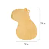 Tabla de cortar cuadrada de bambú Bambú entero Hogar Cocina Dormitorio Dormitorio Simple Engrosada Portátil Ultrapequeña Tabla para frutas Sin otros
