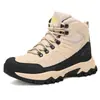 Novos sapatos casuais masculinos para outono e inverno, antiderrapantes, confortáveis, para caminhada e montanhismo, de cano alto, disponíveis em tamanhos grandes, para venda por atacado transfronteiriça, e quentes
