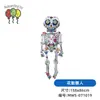 Nuevos Globos de Papel de Aluminio de Halloween con Formas de Calavera y Murciélago para Decoración de Escenas de Halloween y Decoraciones de Fiestas Temáticas