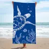 Toalla de playa, toalla de baño, venta al por mayor, toalla de microfibra, esterilla de playa rectangular, toalla de baño con impresión digital, chal para figurar