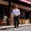 Temporada de primavera y otoño, diseño casual de moda transfronterizo europeo y americano con múltiples bolsillos, pantalones de trabajo atléticos de pierna recta, ropa para hombre, disponible para dropshipping
