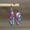 Brincos Pendentes Artísticos Vintage Forma de Gota Imperador Natural Elegantes Elegantes Elegantes Elegantes Brincos para Mulheres