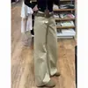 Jeans de Pierna Recta de Comercio Exterior para Hombres y Mujeres, Sueltos, Adelgazantes, de Pierna Ancha, Largos hasta el Suelo, Lavado Retro, Multicolor, Versátiles, Pantalones Casuales