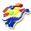 Brinquedo EVA para banho infantil para brincar com água EVA estampagem desenho animado animal marinho adesivos de espuma letras coloridas adesivos digitais