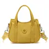 Bolsa versátil para atividades ao ar livre para mulheres, bolsa de mão compacta para senhoras, bolsa tiracolo de nylon dopamina, moderna e simples, para celular