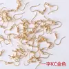 Ganchos para Orejas Grandes de Hierro Accesorios Ganchos para Pendientes con Forma de Cruz y Rectos Materiales Simples Hechos a Mano para Hacer Pendientes Venta al por Mayor