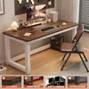 Mesa de Computador Quarto Casa Estudante Estudo Escrita Mesa de Desktop Mesa Simples Espessa Duas Pessoas Retangular Mesa de Escritório