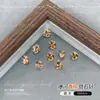 Decoraciones Explosivas para Uñas Color Champagne Zirconia, Huevos de Paloma de Azúcar de Roca, Forma de Corazón, Cuadrado Grueso, Melard, Pedrería Irregular para Uñas al por Mayor