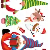 Pegatinas navideñas para vidrio, exquisitas pegatinas estáticas extraíbles, pegatinas navideñas combinadas para ventanas, decoraciones navideñas 2023, nuevas