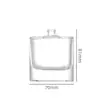 Botellas de Perfume en Stock 50ml Transparentes Vacías de Tapa a Presión Botellas Pequeñas de Recarga de Perfume Botellas con Atomizador Botellas con Atomizador Recargables