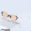 Novos Óculos de Sol Pequenos com Armação Estreita Oval Polarizados Estilo Retrô Moderno Old Money Óculos de Sol para Viagem Proteção Solar para Mulheres