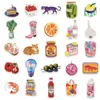 50 pegatinas Retro2 creativas para graffiti DIY, pegatinas para diario de mano, pegatinas de material para decoración de teléfono móvil