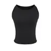 Atacado de roupas femininas transfronteiriço 2026 verão novo estilo top regata justo sexy gola redonda cor sólida curto