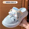 Tamancos femininos de EVA, novo estilo 2025, ideais para a praia, antiderrapantes, confortáveis para usar na praia, chinelos de verão para uso externo
