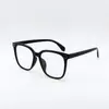 Armazón de Gafas con Remaches en Forma de D Cuadrada para Hombres y Mujeres, Adecuado para Gafas de Prescripción, Efecto Adelgazante para Rostros Ovalados
