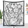 Manta Cartoon Colorida para Colorir DIY, Feita à Mão e Exclusiva para Vendas Transfronteiriças