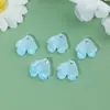 Acessórios de Pétalas de Vidro Estéreo Coloridos Perfurados para Pulseira Pingente DIY Grampo de Cabelo Antigo Materiais de Produção para Headwear Atacado