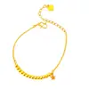 Cuentas de la Fortuna de Estrella de Mar Chapadas en Oro Estilo Antiguo, Color Duradero, Nuevo Pulsera para Mujer, Artículo Caliente de Transmisión en Vivo de Fábrica, Mayoreo