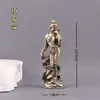 Latão Puro Ornamentos de Mesa das Quatro Belezas Antigas Diao Chan Xi Shi Wang Zhaojun Yang Yuhuan Artesanato em Bronze Esculpido Ornamentos