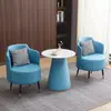 Sofá de Recepción de Negocios Lujo Ligero Moderno Minimalista Recepción de Invitados Oficina de Ventas Balcón de Oficina Mesa y Sillas de Negociación de Ocio Combinación