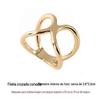Fivela de lenço de seda pequena fivela de lenço quadrado broche de cristal de pérola anel único cruz feminina all-match moda criativa nova marca