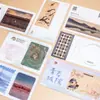 Cenário Urbano Filme Translúcido Cartão Postal Produção Qinghai Weihai Check-in de Viagem Alta Transparência Luz e Sombra Marcador de Página Produção