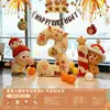 Decoraciones de Cumpleaños Temáticas de la Estrella del Libro Rojo para el Primer Cumpleaños del Bebé, Celebración del Mes Completo, de los Cien Días y Suministros para la Ceremonia del Primer Cumpleaños, Banderines y Decoraciones Colgantes