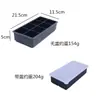 Caixa de Gelo Quadrada 8 Cubos de Gelo Doméstica Cubos de Gelo Grandes Molde Criativo para Fazer Gelo com Tampa Bandeja de Gelo de Silicone de Grau Alimentício