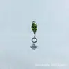 Brinco Pingente G23 Titânio Liga de Titânio Astmf-136 Zircônia Redonda Única Marquise Piercing Labial Stud de Titânio com Rosca Interna