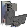 Soporte para Lente Funda para Teléfono Móvil Adecuada para Samsung S25Ultra Carga Inalámbrica Samsungs25U Funda Protectora Funda de Cuero Lisa