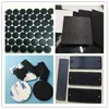 Tapete de Silicone Transparente Tapete de Pé de Silicone Preto Gaxeta de Silicone Selada Tapete de Silicone Autoadesivo Antiderrapante Silicone Redondo