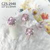 Verão novo arco de organza pilha broca gelo através do método de fertilizante doce estilo cor sólida nail art pilha broca decorações
