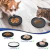 Fornecimento Exclusivo Transfronteiriço de Bandejas Redondas para Alimentação de Animais de Estimação, Tapetes Anti-Derramamento para Alimentação de Animais de Estimação, Tapetes de Silicone de Grau Alimentício para Lamber