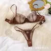 Conjunto de Sutiã Leve e Respirável Mais Vendido Internacionalmente para Mulheres com Seios Pequenos, Conjunto de Lingerie Modelador e Sedutor 126