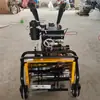 Novo cortador de grama a diesel com tração nas quatro rodas multifuncional alta potência capina preparo de solo sulcagem e afofamento do solo triturador agrícola de grama