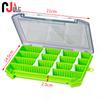 Nueva Caja de Señuelos de Colores 21*14.5*2.5cm Caja de Almacenamiento de Señuelos Multicompartimento Caja de Accesorios Suministros para Pesca al por Mayor
