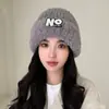 Ganga Especial Gorro de Punto de Celebridad de Internet Gorro de Invierno Cálido y a Prueba de Viento Gorro de Invierno para Mujer Lindo Gorro con Protección para las Orejas Gorro para Mujer