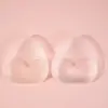 Almohadillas Triangulares de Pecho Doble Cara Grandes Forma de V Insertos Engrosados Sujetador Deportivo Traje de Baño Almohadillas Adhesivas para el Pecho V Invertida Los Pechos Pequeños Parecen Más Grandes