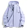 Chaqueta Woodpecker para Hombre y Mujer Otoño Exterior Tres en Uno Cortavientos e Impermeable Traje de Montañismo para Pareja Chaqueta con Capucha