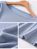 Blusa de Manga Longa de Linho e Liocel à Prova de Vento Estilo Verão Estilo Old Money Vento Preguiçoso para Mulheres, Jaqueta Leve Respirável Solta de Algodão e Linho