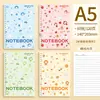 Novo caderno espiral com alto valor estético, espessado, A5 específico para estudantes, simples, colorido, pautado, atacado