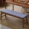 Nuevo cojín para banco estilo chino de imitación de ratán, fresco y transpirable para el verano, antideslizante, banco largo de madera maciza, cojín para asiento de banco de cambio de zapatos en la entrada