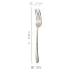 Juego de cuatro piezas de cuchillo, tenedor y cuchara elegantes de acero inoxidable 304 para restaurante, hotel, estilo chino y occidental, chapados en oro.