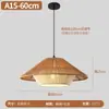 Luminária Pendente de Corda de Cânhamo Estilo Wabi-Sabi, Simples e Criativa, Iluminação Japonesa Retrô Tecida à Mão para Restaurantes de Hot Pot, Lojas de Roupas e Pousadas