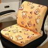 Cojín de Espuma Viscoelástica Impreso de Seda Helada 5D Cojín Extraíble y Lavable Cojín para Silla de Oficina Soporte Lumbar Cojín para la Espalda Cojín para Silla